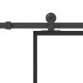 vidaXL Posuvné dvere s kovaním 102x205 cm ESG sklo a hliník