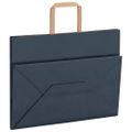 vidaXL Papierové tašky 250 ks s rúčkami, modré, 32x17x25 cm