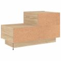vidaXL Nočný stolík s LED svetlami dub sonoma 70x36x40,5 cm