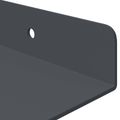 vidaXL Závesná polica 4 ks Antracit 40 x 18 x 2,5 cm Oceľ