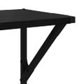 vidaXL Stenné police Nástenná montáž 2 ks Čierny dub 80 x 25 x 25,5 cm