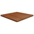 vidaXL Štvorcová stolová doska Tmavohnedá 90x90x4 cm lakovaný dub