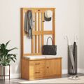vidaXL Halový strom SANDNES 87x40x159,5 cm masívna borovica