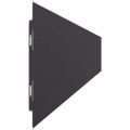 vidaXL Obrubník trávnika 50 ks 10 x 103 cm Čierna