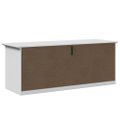 vidaXL Lavica do predsiene "BODO" Biela 114x40x45 cm