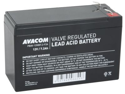 AVACOM batéria 12V 7,2Ah F2 (PBAV-12V007,2-F2A)