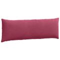 vidaXL Vankúše na pohovku 2 pcs Víno červené 120 x 40 cm