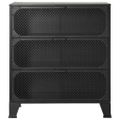 vidaXL Úložné skrinky 2 ks sivé 72x36x82 cm kov a MDF