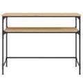 vidaXL Konzolový stolík dub sonoma 100x35,5x75 cm kompozitné drevo