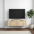 vidaXL Nástenná TV skrinka Dub sonoma 98 x 31 x 30 cm Kompozitné drevo