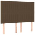 vidaXL Boxspring posteľ s matracom tmavohnedá 140x200 cm látka