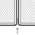 vidaXL Záhradná brána z ocele 350x200 cm antracitová