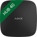 SET Ajax StarterKit 4G + SpaceControl - ZADARMO, čierna