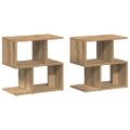 vidaXL Nočné skrinky 2 ks Dub Artisan 50x30x51,5 cm Drevo