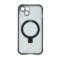Magnetické puzdro s krúžkom pre iPhone 15 Plus 6,7" čierne