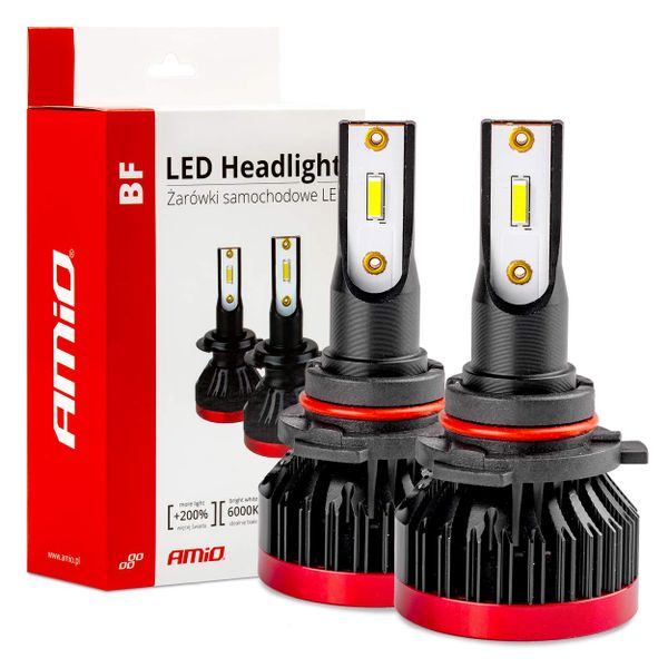 LED žiarovky hlavného svietenia BF Séria HB3 9005/HIR1 9011/H10 AMiO