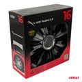 Poklice Royal 16” čierna sada 4ks COLOR BOX