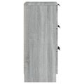 vidaXL Komody 2 ks sivý dub sonoma 30x30x70 cm spracované drevo