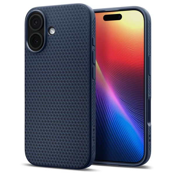 Puzdro Spigen Liquid Air pre iPhone 17 Námornícka modrá