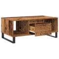 vidaXL Konferenčný stolík staré drevo 90x50x36,5 cm kompozitné drevo