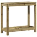 vidaXL Stôl na presádzanie s policou 82,5x35x75 cm impreg. borovica