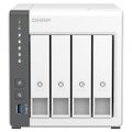QNAP TS-433-4G (ARM 4core 2,0GHz, 4GB RAM, 4x SATA, 1x GbE, 1x 2,5GbE, 2x USB 2.0, 1x USB 3.2) Sítové úložište NAS, 4× 2,5"/3,5" SATA III, quad-core 2,0GHz, 4GB RAM, 2× LAN, 2× USB 2.0, 1× USB 3.2 Gen1, bílé