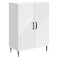 vidaXL Servírovacia skriňa Biela 66 x 34,5 x 89,5 cm Kompozitné drevo
