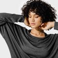 Dámske Tričko Batwing Top Black Marl - SQUATWOLF
