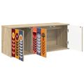 vidaXL Nástenný TV kabinet ESSEN 102 x 33 x 40 cm Dub sonoma