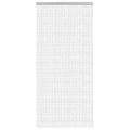 vidaXL Záves na dvere 100x212 cm hliník
