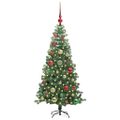 vidaXL Vianočný stromček Zelená 120 cm PVC