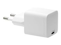 Sieťový adaptér - 30 watt - PD, QC (USB-C) - biela - Európa
