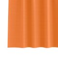 vidaXL Záclony na zatemnenie s krúžkami 2 ks Jasná oranžová Polyester
