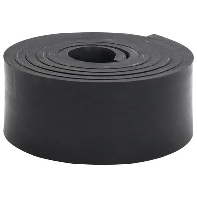 VidaXL Gumová hrana pre snežný pluh čierna 250x8x1 cm