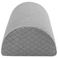 vidaXL Vankúš na nohy 52 x 20 x 11 cm Stredný Pamäťová pena Sivá