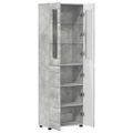 vidaXL Highboard FLORIN 60 x 35 x 182 cm Betónová šedá