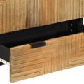 vidaXL Highboard Brown 60x33x100 cm Masívne drevo Mango