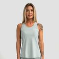 Dámske tielko Limitless Eucalypt - GymBeam, veľkosť S, veľkosť oblečenia S, 48% cotton, 47% viscose, 5% elastane