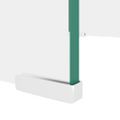 vidaXL TV stojan/stojan pod monitor z priehľadného skla, 40x25x11 cm