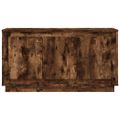 vidaXL Komoda dymový dub 102x35x55 cm spracované drevo