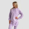 Dámska Longline mikina Limitless Lavender - GymBeam, veľkosť XL, veľkosť oblečenia XL
