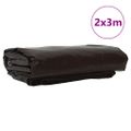 vidaXL Tarpaulin 650g / m² Hnedá 2 x 3 m Plátno s PVC povrchom