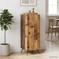 vidaXL Servírovacia skriňa Staré drevo 33 x 34,5 x 90 cm