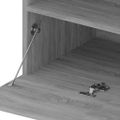 vidaXL TV skrinky s LED svetlami 2 ks sivý dub sonoma 75x35x40 cm