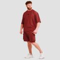 Tričko Oversized Unstoppable Red - GymBeam, veľkosť L, veľkosť oblečenia L