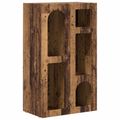 vidaXL Servírovacia skriňa ELST Staré drevo 59 x 35 x 100,5 cm
