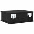 vidaXL Nočný stolík Čierny dub 40 x 31 x 15 cm Kompozitné drevo