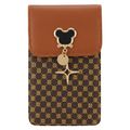 Phone bag mouse 19*12*2 cm brown