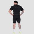 Seamless tričko Static Black - GymBeam, veľkosť L