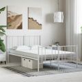 vidaXL Penový matrac biely 120x220 cm 7 zón tvrdosť 20 ILD